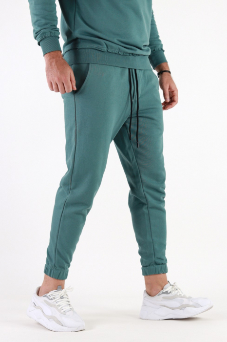 Pantaloni Barbati bumbac verde aqua [3]