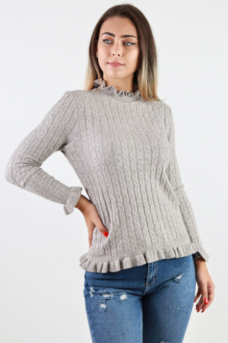 Pulover femei tricot cu striatii [3]