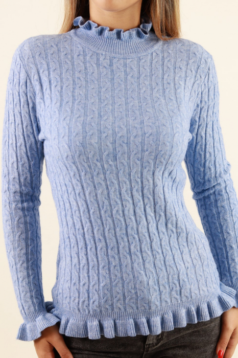 Pulover femei tricot cu striatii [6]