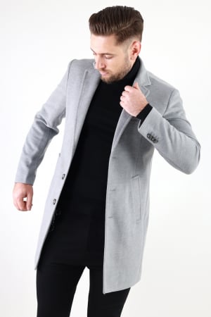 Palton barbati gri premium slim fit [0]