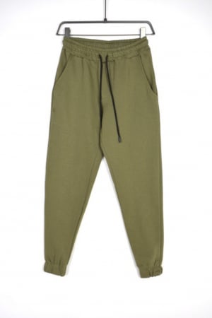 Pantaloni Barbati bumbac verde militar [0]