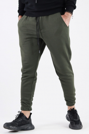 Pantaloni Barbati bumbac verde inchis [2]