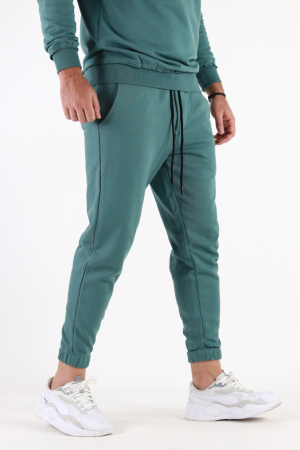 Pantaloni Barbati bumbac verde aqua [2]