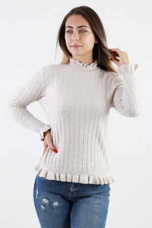 Pulover femei tricot cu striatii [0]