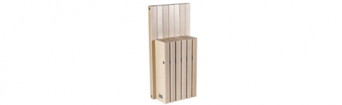 MB-08 Bloc (suport), modul de baza pas cu pas pentru 5 cutite, dimeniuni: 20,5 x 44 x 10