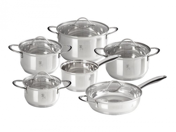 Set oale inox 12 piese Silver Jewellery Berlinger Haus BH 6661