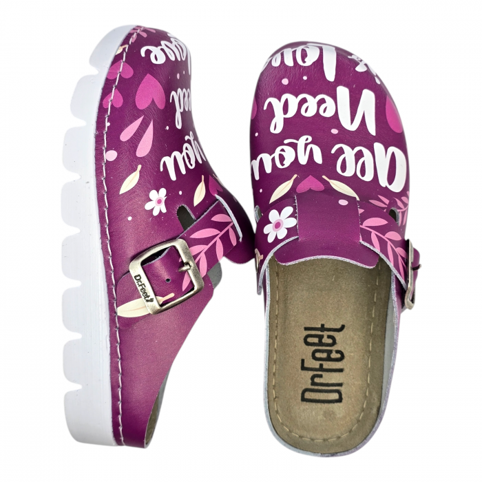 1100 noi Dr Feet bor papucs - All you need is love [4]