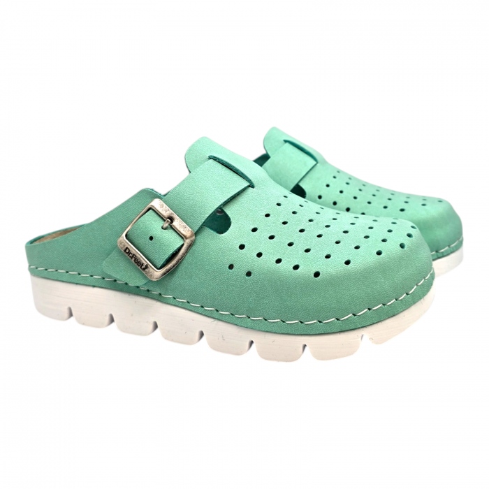 1100 noi Dr Feet bor papucs - zold [2]