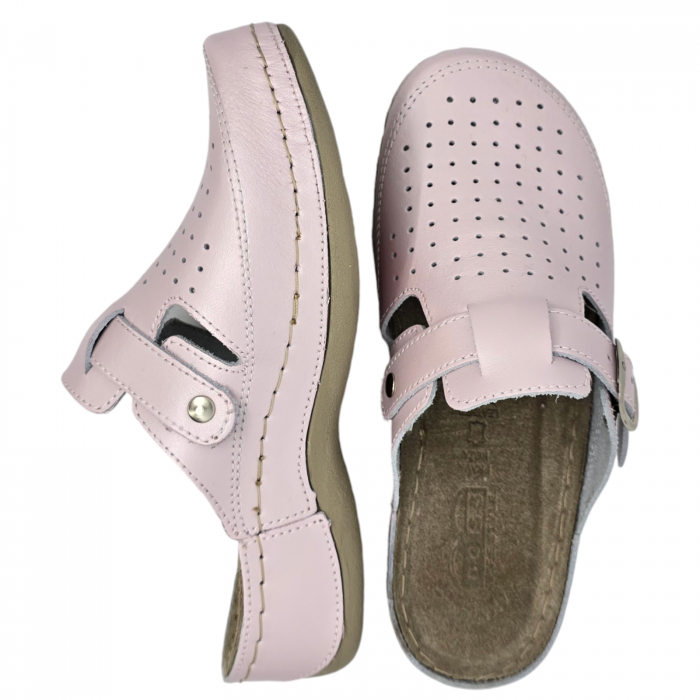 88 -as női Doss bőr papucs - pink [4]