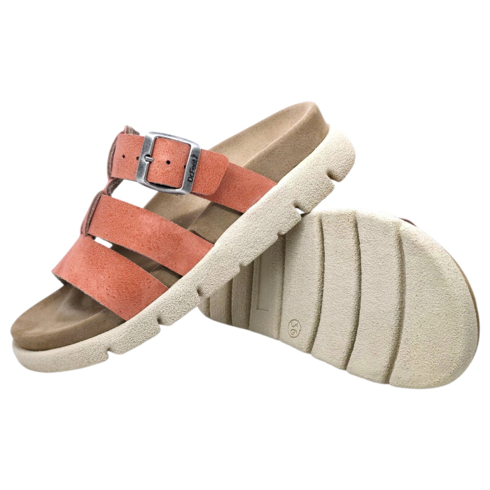 16030 -as női Dr Feet bőr papucs - halvány zöld [4]