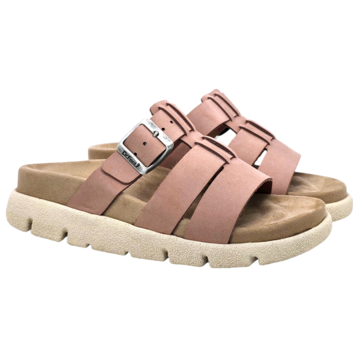 16030 -as női Dr Feet bőr papucs - halvány zöld [2]