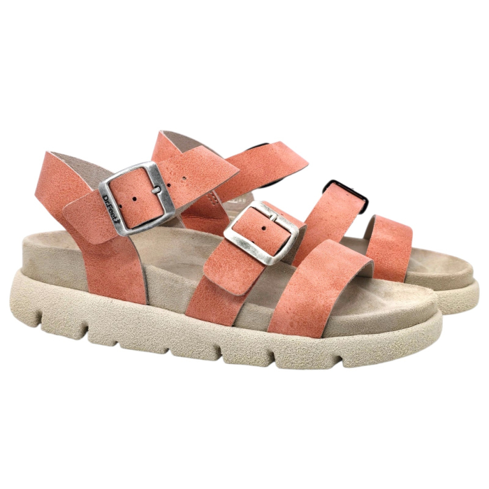 16031 -es női Dr Feet bőr papucs - narancssárga [2]