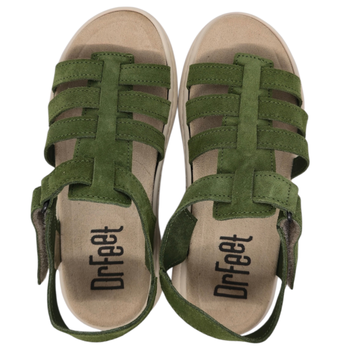18000 -es női Dr Feet bőr papucs - menta zöld [5]