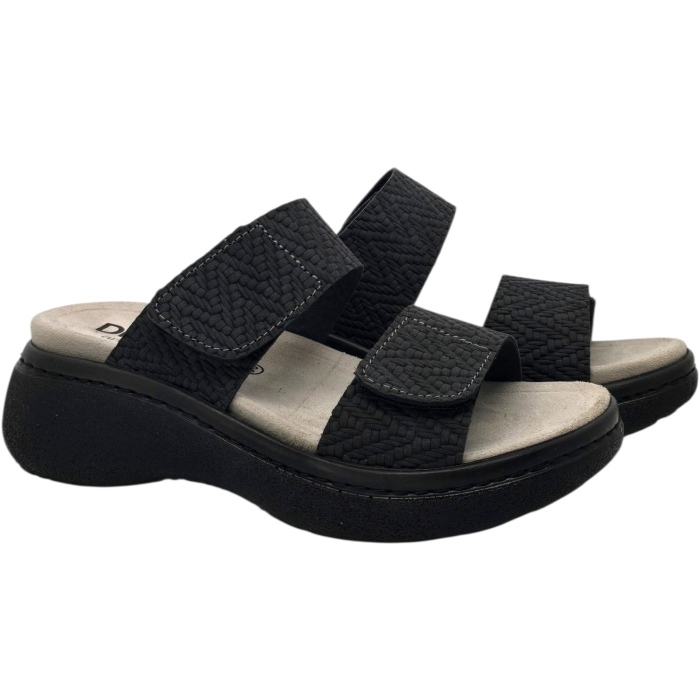 21012 -es női Dr Feet bőr papucs - világos zöld [2]