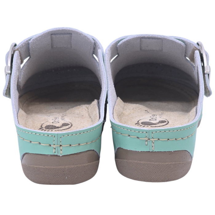 2107 -es női Dr Feet bőr papucs - zöld [5]