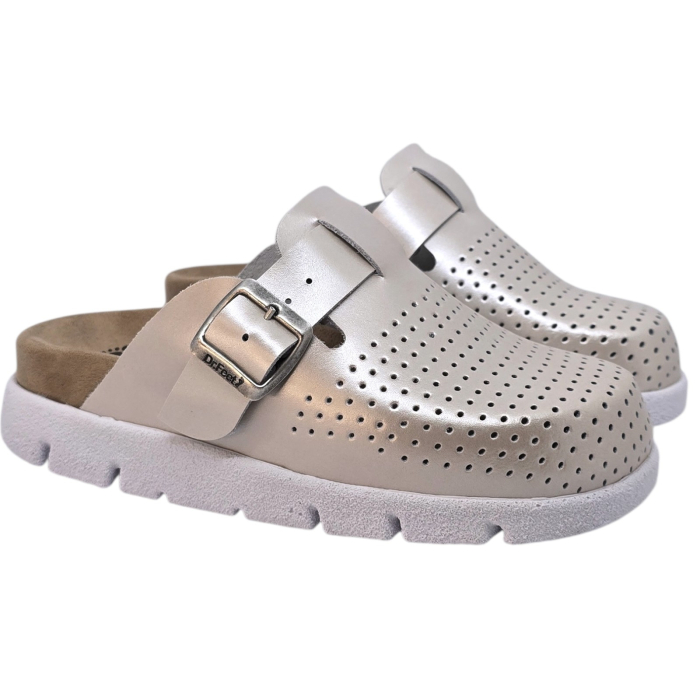 22100 -as női Dr Feet bőr papucs - pezsgő [2]