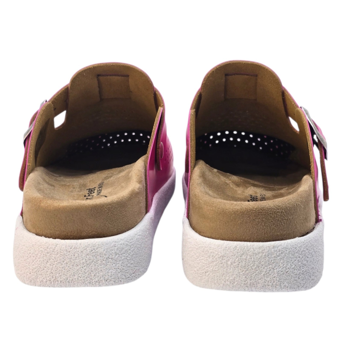 22100 -as női Dr Feet bőr papucs - rózsaszín [3]