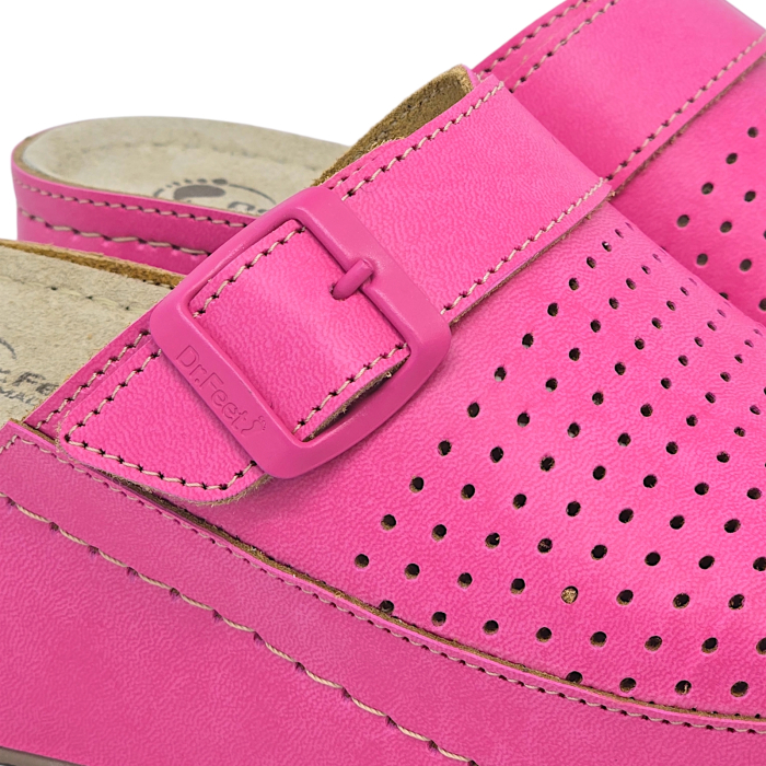 3021 -es női Dr Feet bőr papucs - rózsaszín [5]
