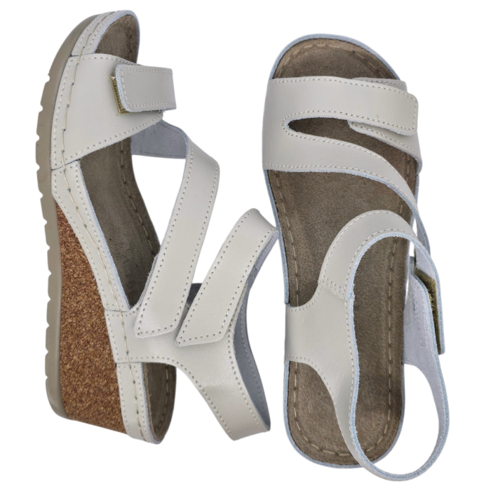 317 -es női Doss szandál - bézs [4]