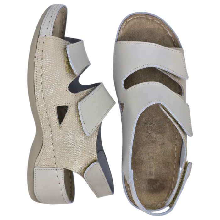 338 -es Doss női szandál - bézs [4]