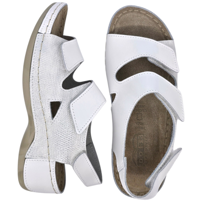 388 -as Doss női szandál - fehér [4]