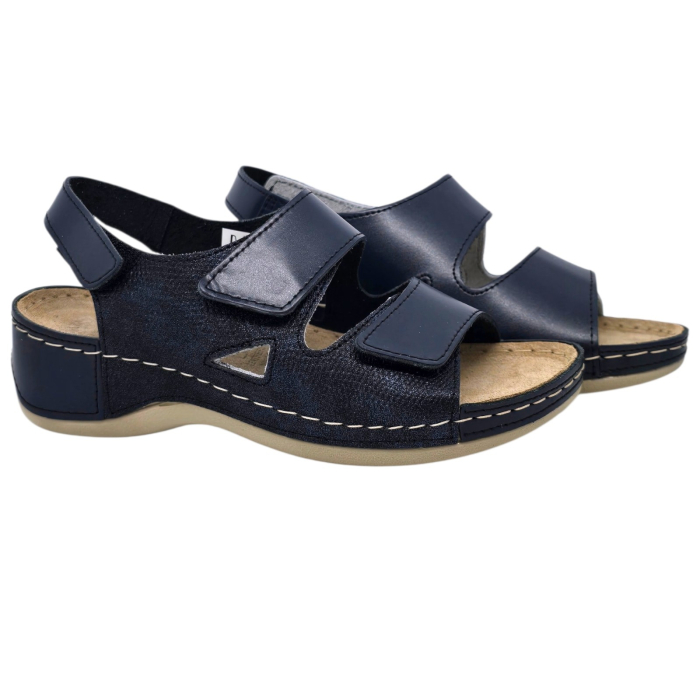 388 -as Doss női szandál - kék [2]