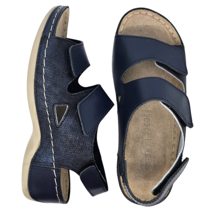 388 -as Doss női szandál - kék [4]