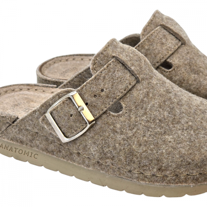447 -es női Doss gyapjú papucs - beige [3]