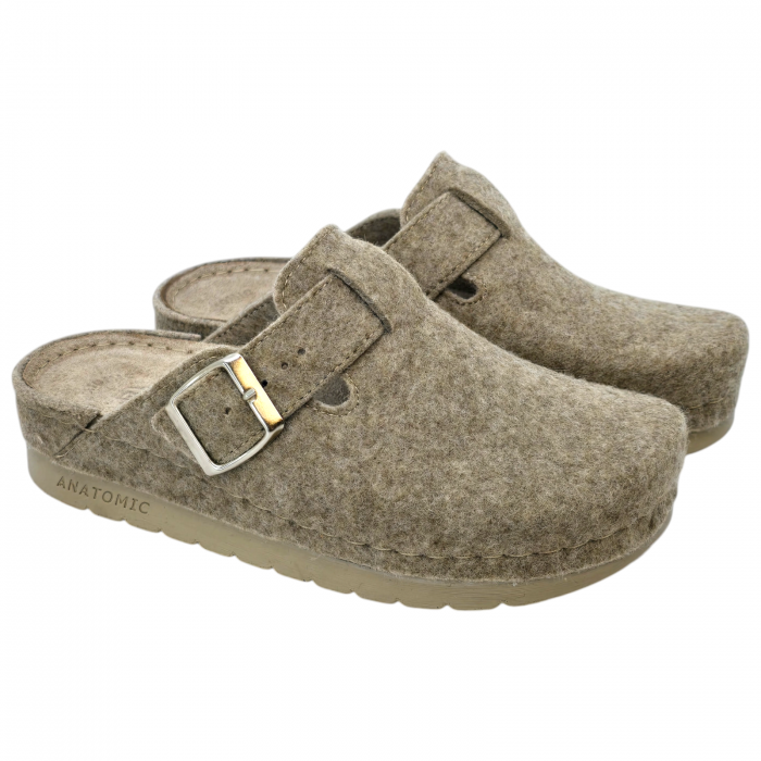 447 -es női Doss gyapjú papucs - beige [2]