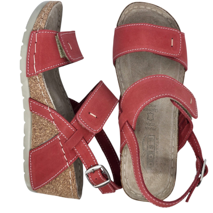 592 -es Doss női szandál - piros [4]