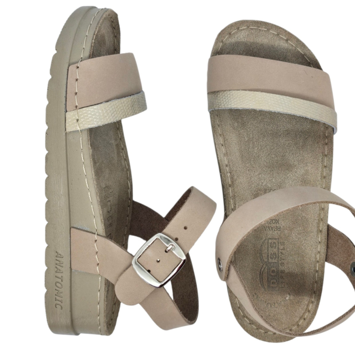 599 -es Doss női szandál - világos barna [4]