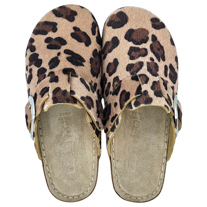 614 -es női Doss bőr papucs - animal print [5]