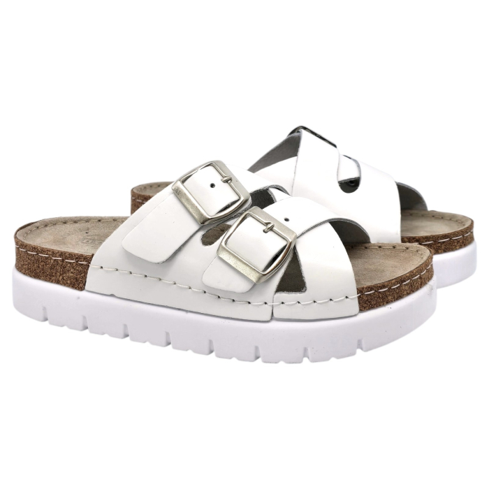 638 -as Doss női papucs - fehér [2]