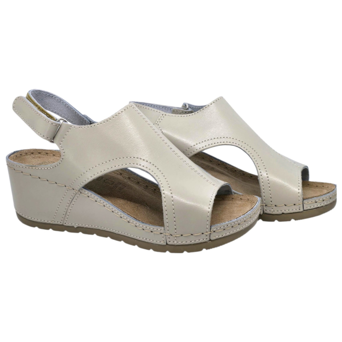 685 -ös Doss női szandál - bézs [2]