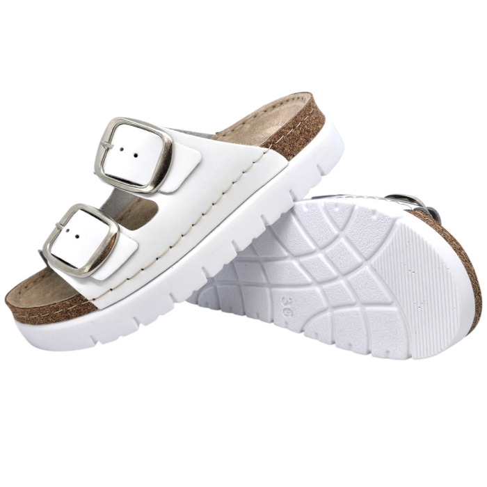 688 -as Doss női papucs - fehér [3]