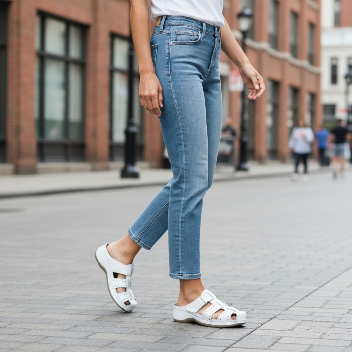 690 -es Doss női papucs - fehér [5]