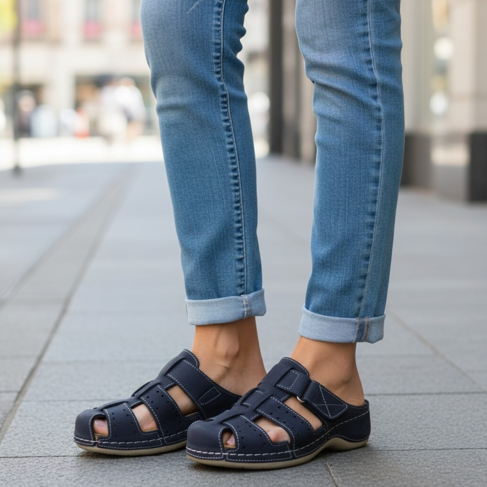 691 -es Doss női papucs - kék [5]