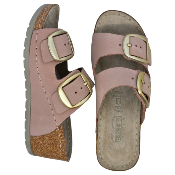 695 -ös Doss női papucs - nude rózsaszín [4]