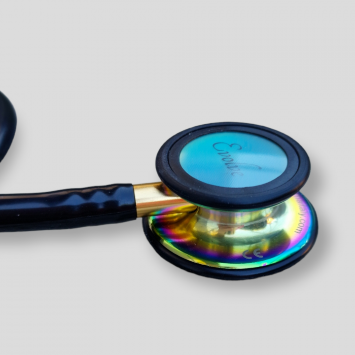 Evolve Black fonendoszkóp - rainbow head edition [2]