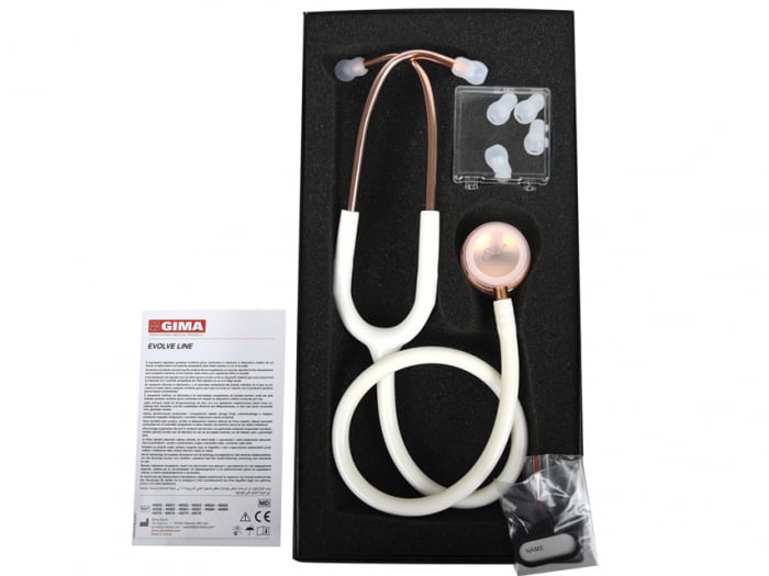 Evolve White fonendoszkóp - rose gold head edition [3]