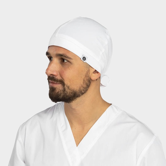 Fehér műtös sapka - Verona [4]