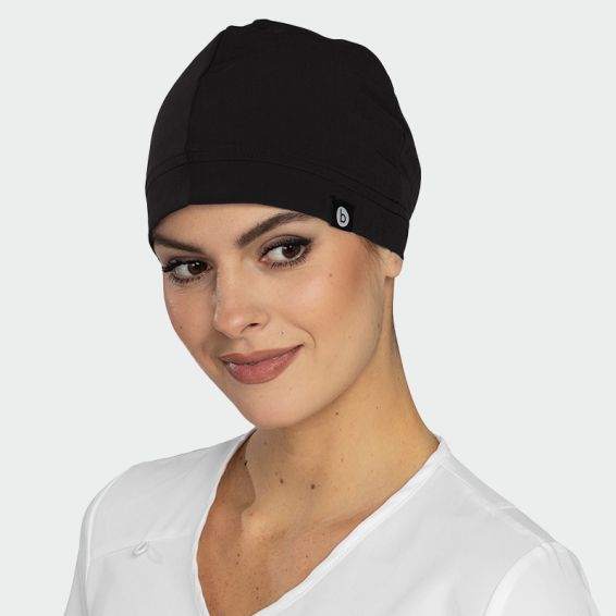 Fekete műtös sapka - Verona [4]