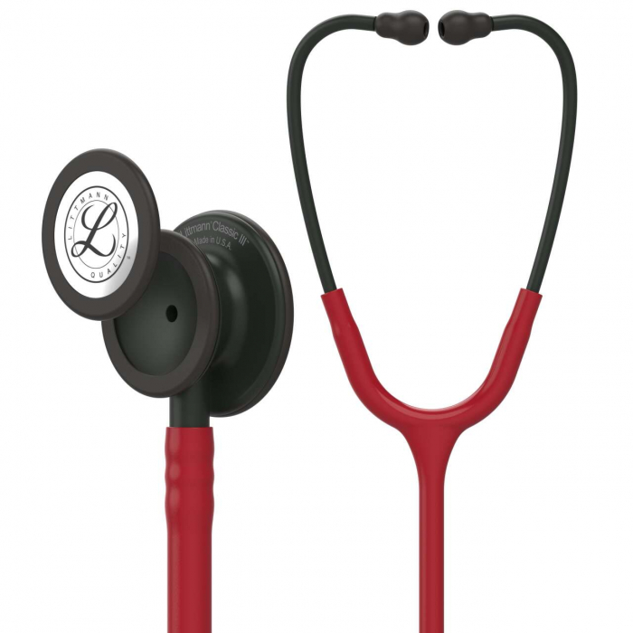 Littmann Classic 3 fonendoszkóp - burgundy black finish [3]