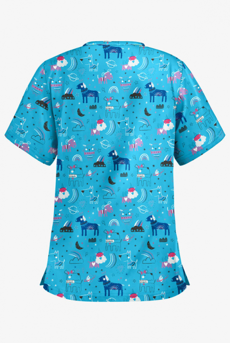 Mintás nöi köpeny " Puppicorn Play " (PC62PTQ) [2]