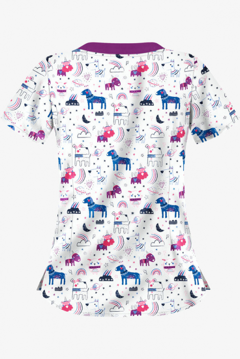 Mintás nöi köpeny " Puppicorn Play " (UA194PLH) [2]