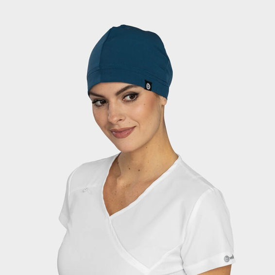 Óceán kék műtös sapka - Verona [4]