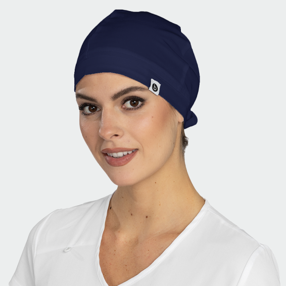 Sötét kék műtös sapka - Verona [4]