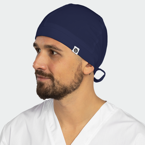 Sötét kék műtös sapka - Verona [5]