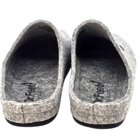 104 -es női Dr Feet gyapjú papucs - szürke [3]