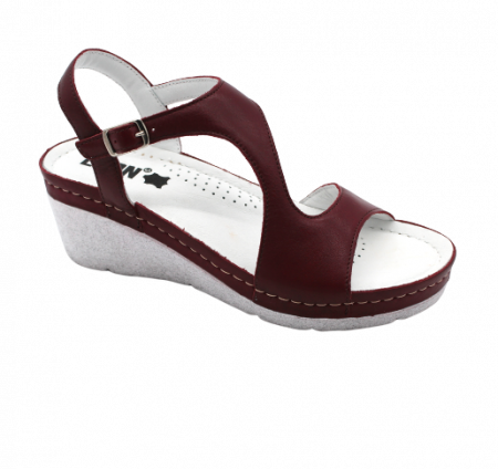 Női szandál - Leon - 1050 - es noi Leon bor szandal - bordo